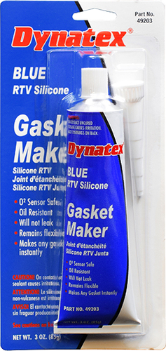 Dynatex 49203 Silicone Gasket Maker, 3 oz Tube, Paste, Acetic Acid