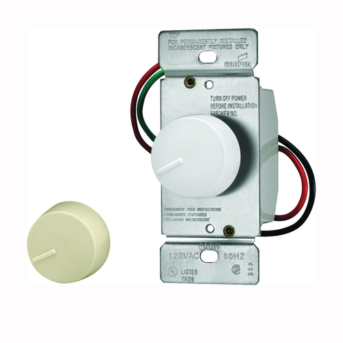 DIMMER SWITCH ROTARY IV/WHT