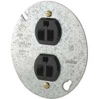 Cooper Wiring Devices 869-SP-L 15-Amp 125-Volt Commercial Specification Grade Duplex Outlet Plate