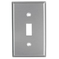 WALL PLATE 1-G SWITCH 302 S/S