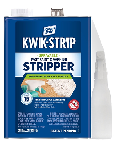 Klean Strip KWIK-STRIP GKWL962 Paint and Varnish Stripper, Liquid, Aromatic, 1 gal, Can
