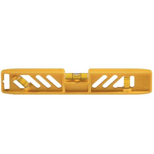 Empire POLYCAST Series 33-9 Torpedo Level, 9 in L, 3-Vial, Plastic, Yellow