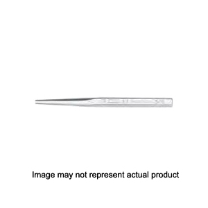 Enderes 0047 B-2 Solid Punch, 3/32 in Tip, 4-1/2 in L, 1/4 in Dia Shank, High Carbon Tool Steel
