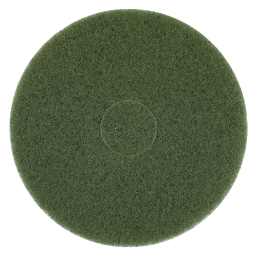 NORTON Bear-Tex 66261054262 Super Scrub AO Medium Grit Non-Woven Round Floor Pad, 18 in Dia, Green
