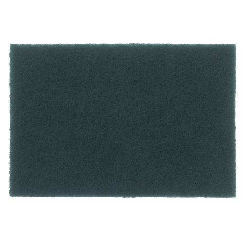 NORTON Bear-Tex 66261059395 Non-Woven Perforated Hand Pad, 9 in L, 6 in W, Green