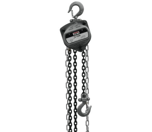 JET S90 Series S90-050-15 Hand Chain Hoist, 1/2 ton Capacity, 15 ft H Lifting