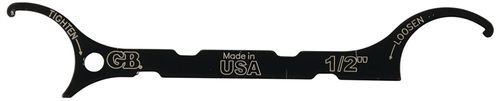 GB LNW-500 Locknut Wrench, 1/2 in Head, 5-1/4 in L, Steel, Epoxy-Coated