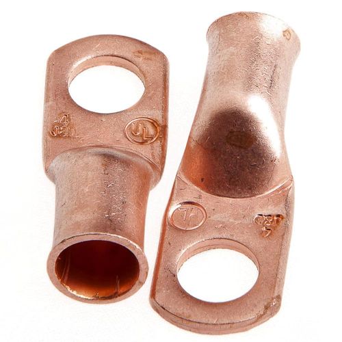 Forney Lug for #4 Cable, 5/16" Stud, Premium Copper
