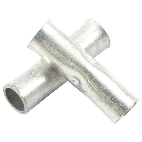Forney Butt Connector for #4 Cable, Premium Copper, 2-Pack