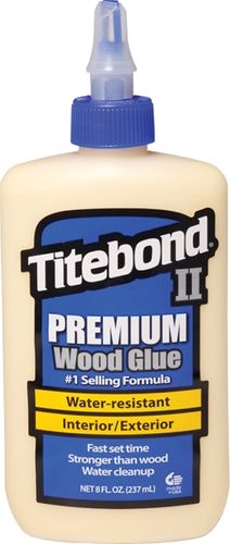 Titebond II 5003 Wood Glue, Yellow, 8 oz Bottle