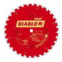 Diablo D0624X Circular Saw Blade, 6-1/2 in Dia, 5/8 in Arbor, 24-Teeth, Carbide Cutting Edge