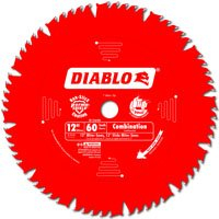 Freud Diablo D1260X 12-Inch by 60t 1in Arbor Combination Saw Blade