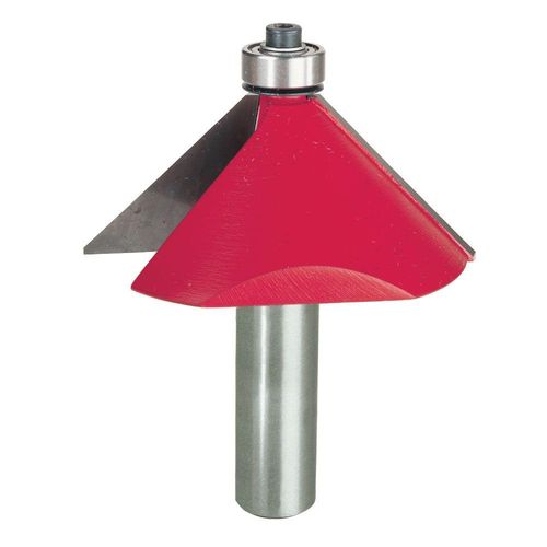 Freud 40-118 Router Bit, 2-1/2 in Dia Cutter, 1 in L Cutting, 1/2 in Dia Shank, Carbide