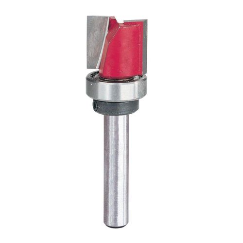 Freud 50-103 Flush Trim Bit, 5/8 in Dia Cutter, 1-11/16 in L Cutting, 1/4 in Dia Shank, 2-Cutter