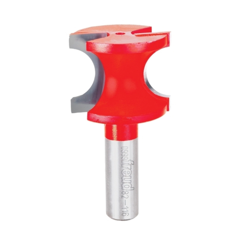 Freud 82-116 Router Bit, 1-29/64 in Dia Cutter, 2-13/16 in OAL, 1/2 in Dia Shank, 2-Cutter, Carbide