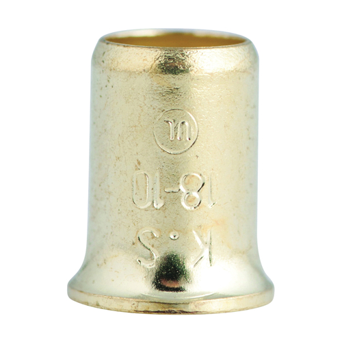 GB 10-410 Crimp Connector, 18 to 10 AWG Wire, Steel Contact, Silver