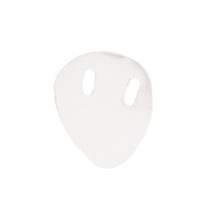 Gateway Safety AT1 Oval Slip-On Side Shield, Oval, Slip-On, Plastic, Clear