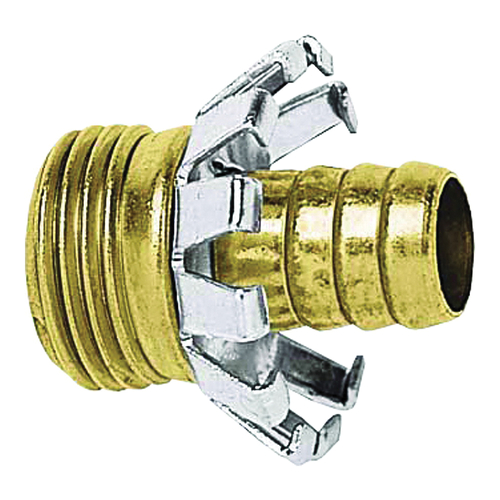 Gilmour 801224-1001 Hose Coupling, 1/2 in, Male, Brass