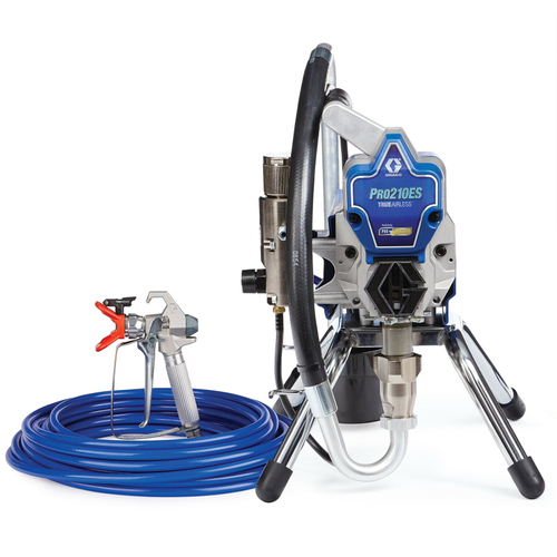 GRACO Pro210ES Series 17D163 Electric Airless Sprayer, 1 hp, 50 ft L 1/4 in Dia Hose, 3000 psi