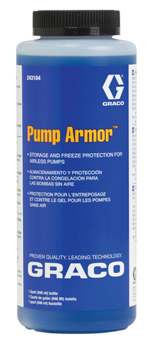 GRACO 243104 Pump Armor, Liquid, Blue/Clear, 1 qt