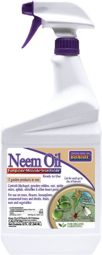 Bonide 022 Neem Oil, Liquid, Spray Application, 1 qt