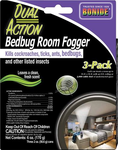 Bonide 571 Bed Bug Room Fogger, 6000 cu-ft Coverage Area