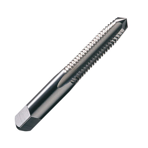 Champion 302-5/16-24-P Hand Tap, 5/16-24 Thread, 1-1/8 in L Thread, Plug Chamfer, 4-Flute, Straight 