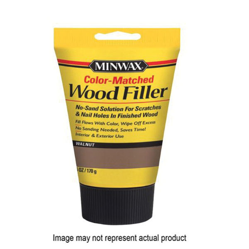 Minwax 448520000 Wood Filler, Solid, Natural, 6 oz Tube