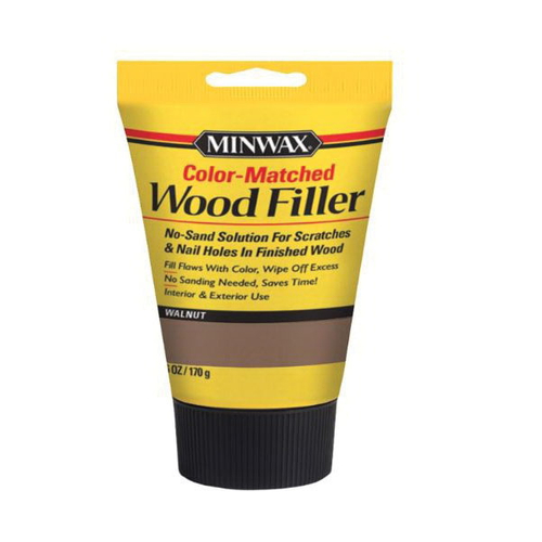 Minwax 448530000 Wood Filler, Solid, Walnut, 6 oz