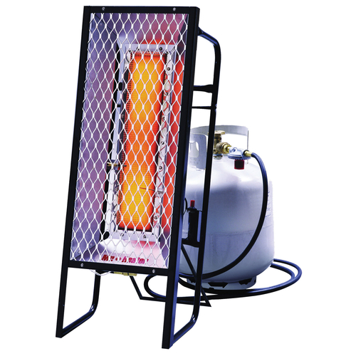 ENERCO F170700 Portable Radiant Heater, 40 in W, 54 in H, 35,000 Btu/hr Heating, Propane