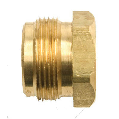 ENERCO F176140 Propane Adapter Male x FPT, Male x FPT, Brass, Milled