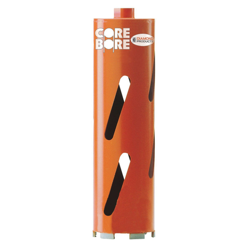 DIAMOND PRODUCTS 00012 Core Bit, 2-1/2 in Dia, 13 in OAL, Heavy-Duty