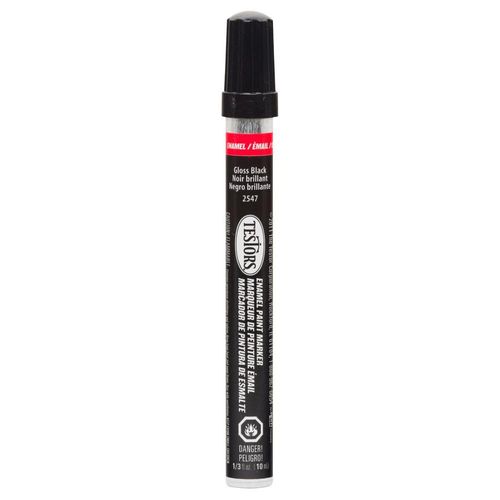 MIGHTY MARKER PM-16 Series 00116 Paint Marker, 2.3 mm Tip, Black, Aluminum Barrel