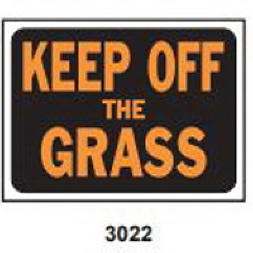 SIGN 3022 KEEP OFF THE GRASS