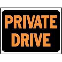 SIGN 3028 PRIVATE DRIVE