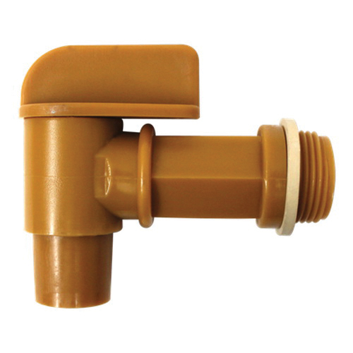 LUMAX LX-1725 Drum Faucet, 3/4 in Connection, NPT, Polyethylene Body