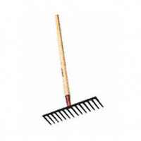 Razor-Back 63122 16-Tine Road Rake, Forged, with Wood Handle