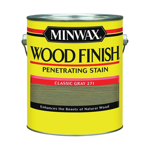 Minwax Wood Finish 710480000 Wood Stain, Classic Gray, Liquid, 1 gal