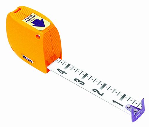 KESON PR618 Engineer's Pocket Rod, 6-1/2 ft L Blade, 1 in W Blade, Nylon-Coated Steel Blade