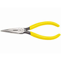 Klein D203-6 Standard Long-Nose Pliers - Side Cutting - 6-Inch