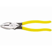 Klein 9-Inch High Leverage Side Cutting Plier - Connector Crimping