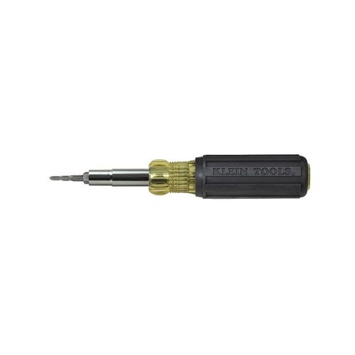 Klein 32517 Multi-Bit Tapping Tool Screwdriver, 1/4, 5/16, 3/8 in Drive, Cushion-Grip
