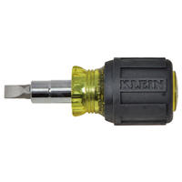 Klein 32561 Stubby 6-in-1 Multi-Bit Screwdriver/Nut Driver