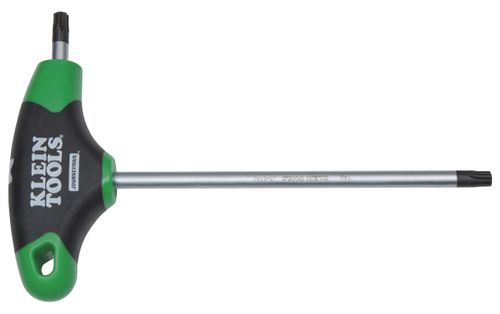 Klein Torx JTH6T40 Hex Key with Journeyman T-Handle, T40 Tip, Steel