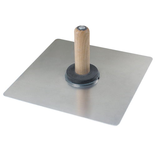 KRAFT TOOL PL528 Plaster Hawk, Aluminum, Wood Handle