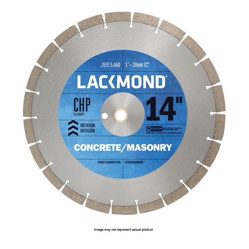 LACKMOND CHP SG12CHP1 Saw Blade, 12 in Dia, 1 in, 20 mm Arbor, Diamond Cutting Edge
