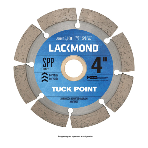 LACKMOND SPP TK5SPP Saw Blade, 5 in Dia, 7/8 in, 5/8 in Arbor, Diamond Cutting Edge