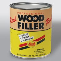 Leech Adhesives LWF-73 Wood Filler, Liquid, Solvent, Natural, 1 gal Can