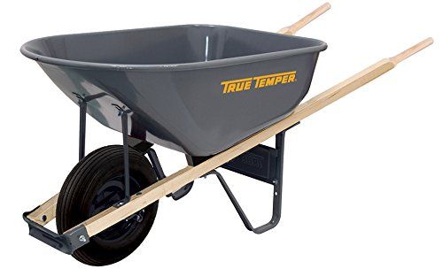 True Temper R625 6 Cubic Foot Steel Wheelbarrow