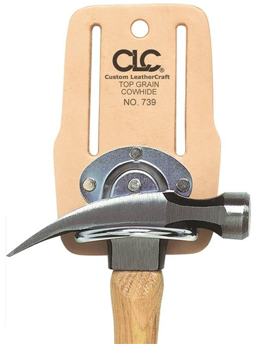 CLC Tool Works 739 Steel Swinging Hammer Holder, Leather, Tan